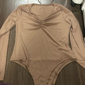 Tan body suit from SHEIN. Extra large. Worn once.